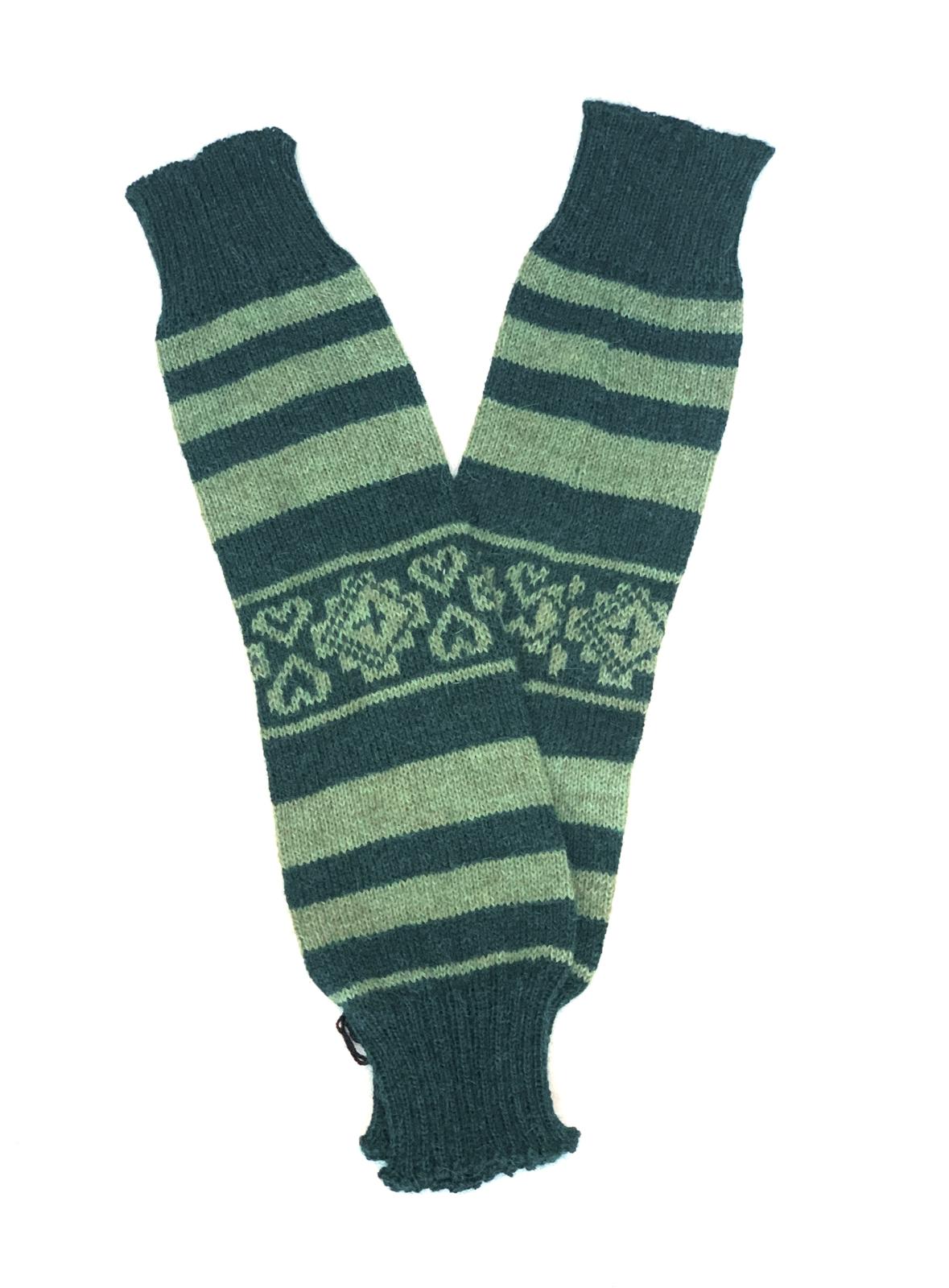 Teal-Sage Legwarmers