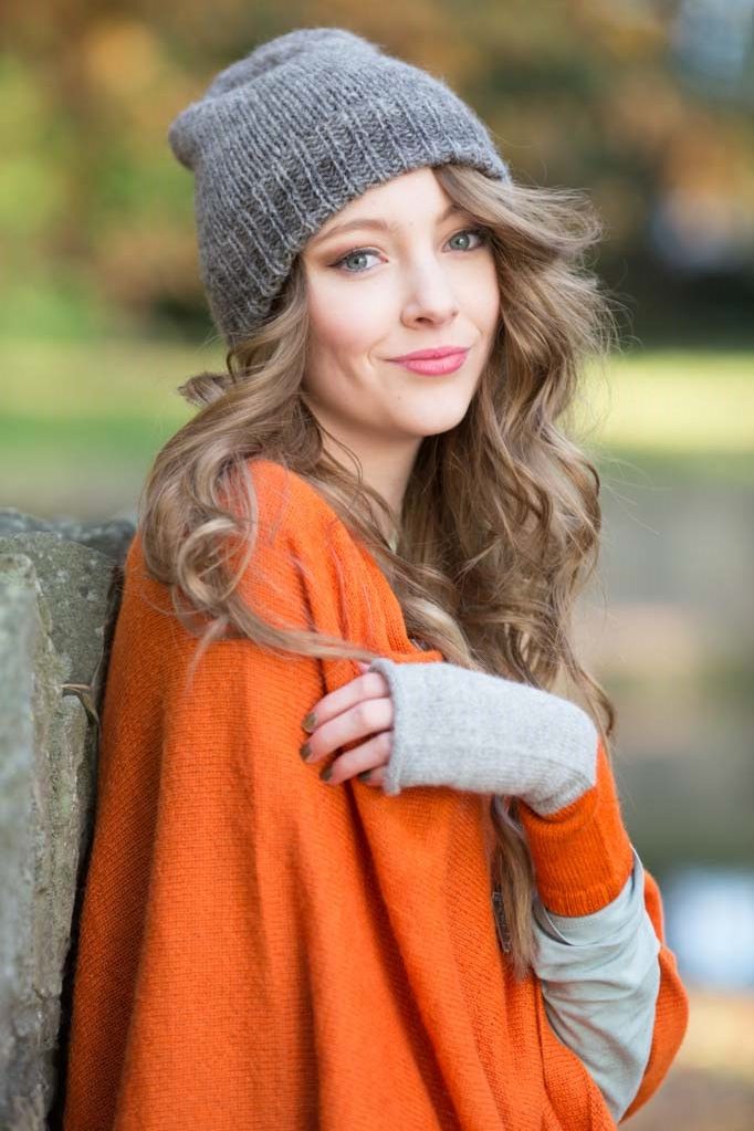 Womens Brown Beanie 1