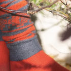 legwarmers2 Orange and grey legwarmers