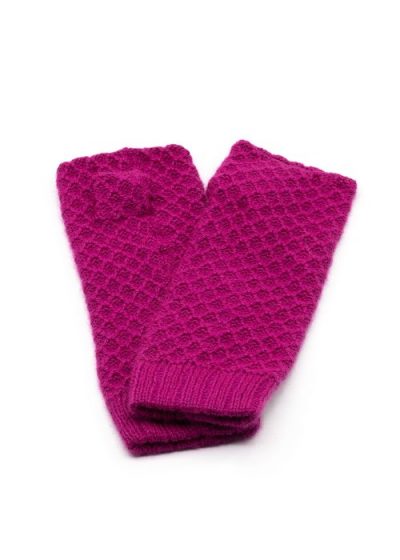 Pink wristwarmers