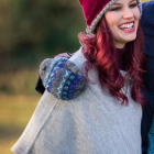 Burgundy beanie