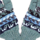 mittens_turquoise Turquoise mittens