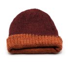 Burgundy beanie 4 Sq