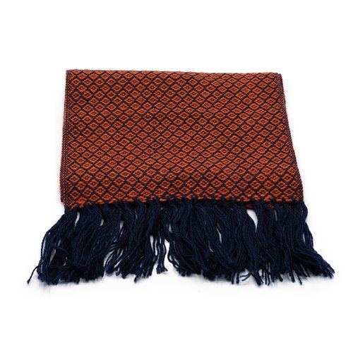 Orange_Navy+Scarf+Sq