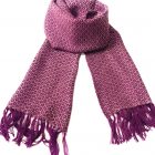 purple pink scarf