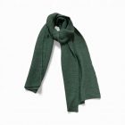 Oversized green alpaca scraf