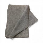 Oversized silver alpaca scarf